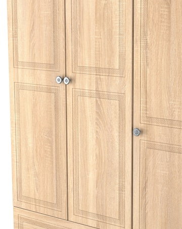 Richmond Triple Wardrobe with 2 Drawers
