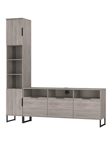 Hayden Ready Assembled Left Hand Media Unit