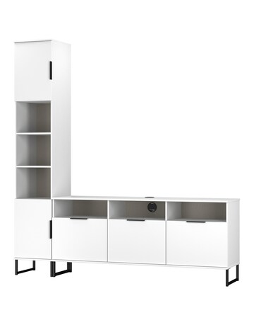 Hayden Ready Assembled Left Hand Media Unit