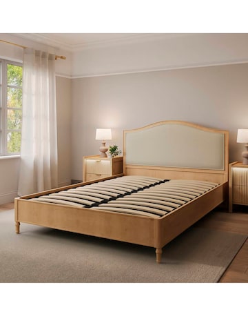 Emy French Style Wooden Hidden Ottoman Bed