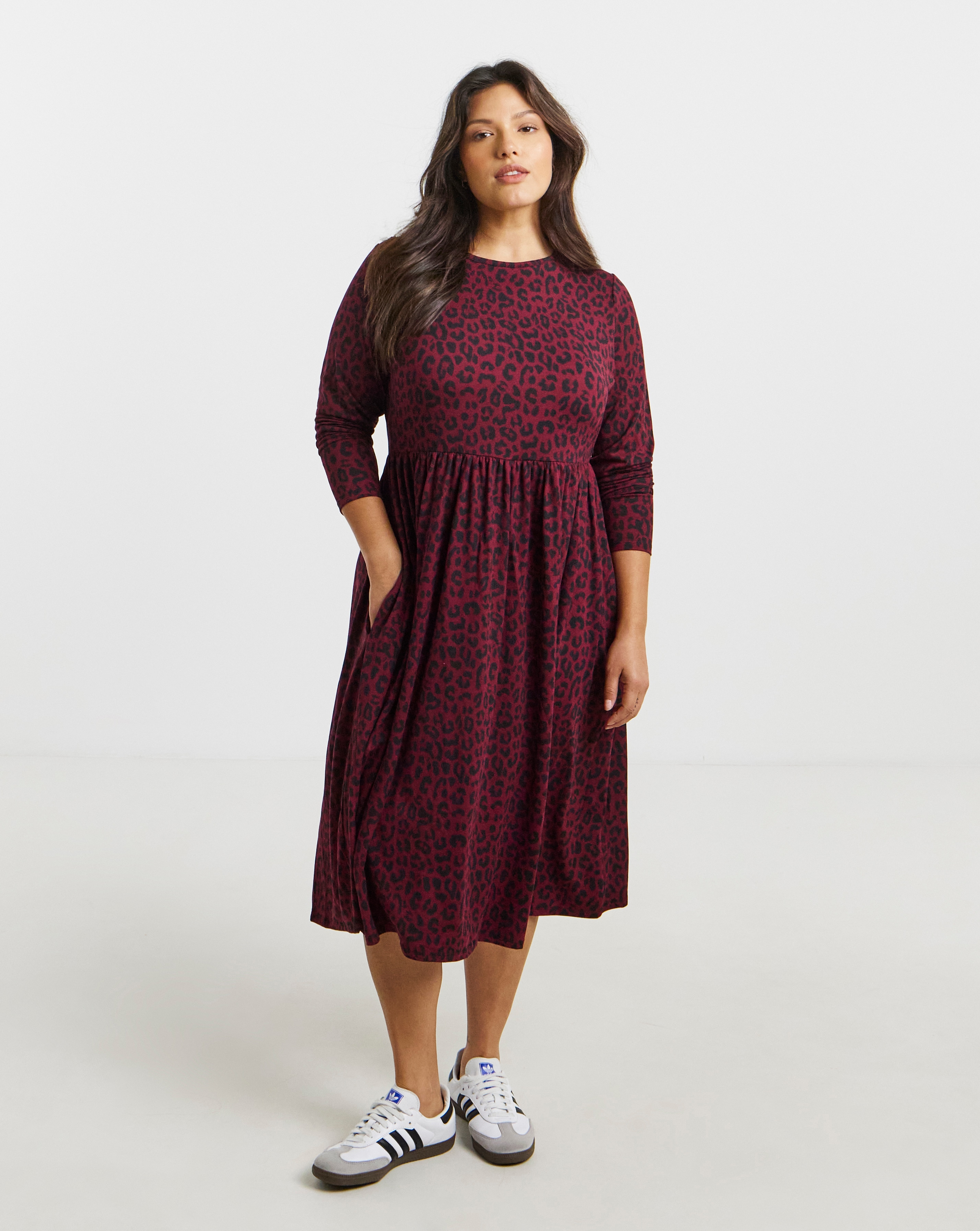 Animal Supersoft Pocket Midi Dress