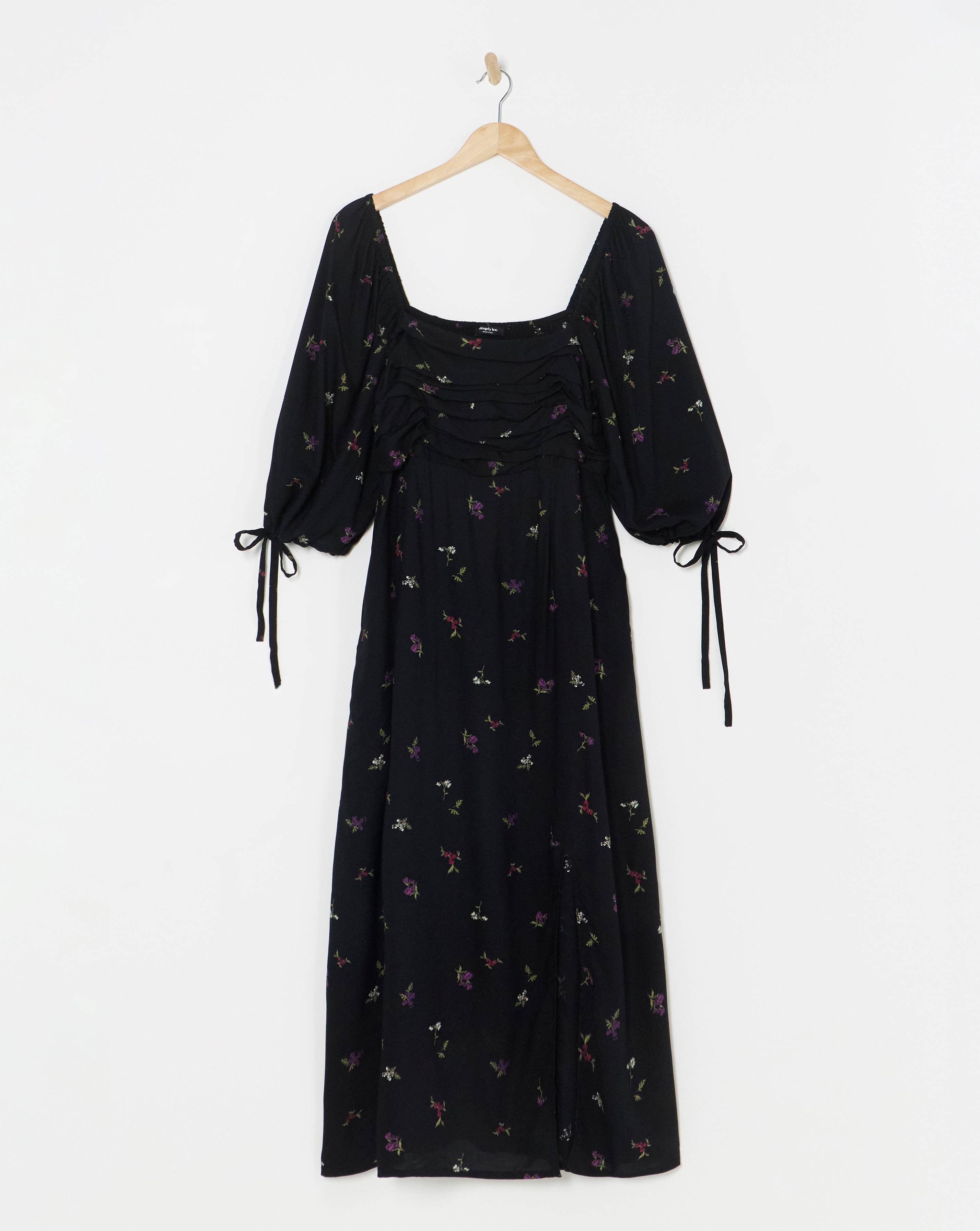 Soft Volume Midi Dress