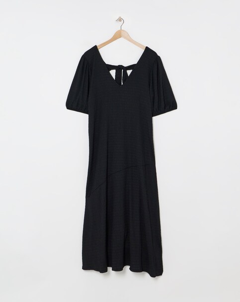 Textured Jersey Maxi Dress