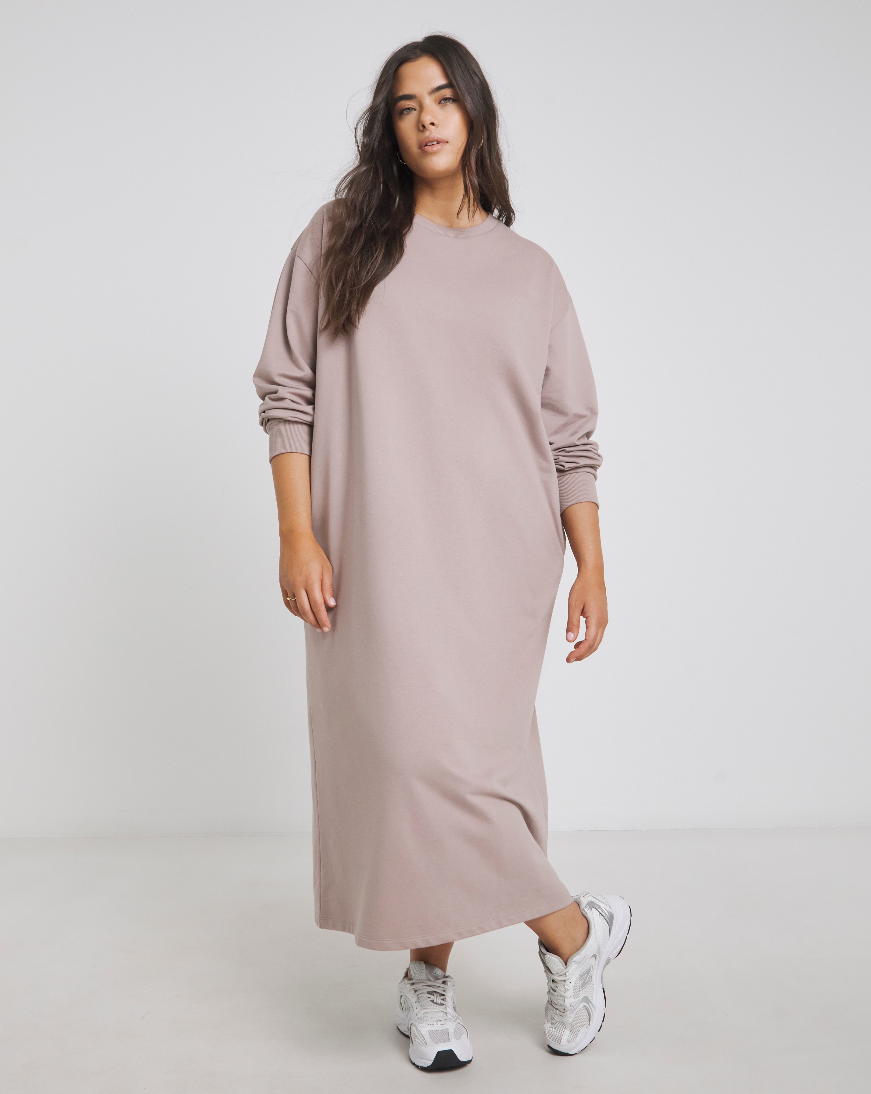 Mocha Midi Sweat Dress