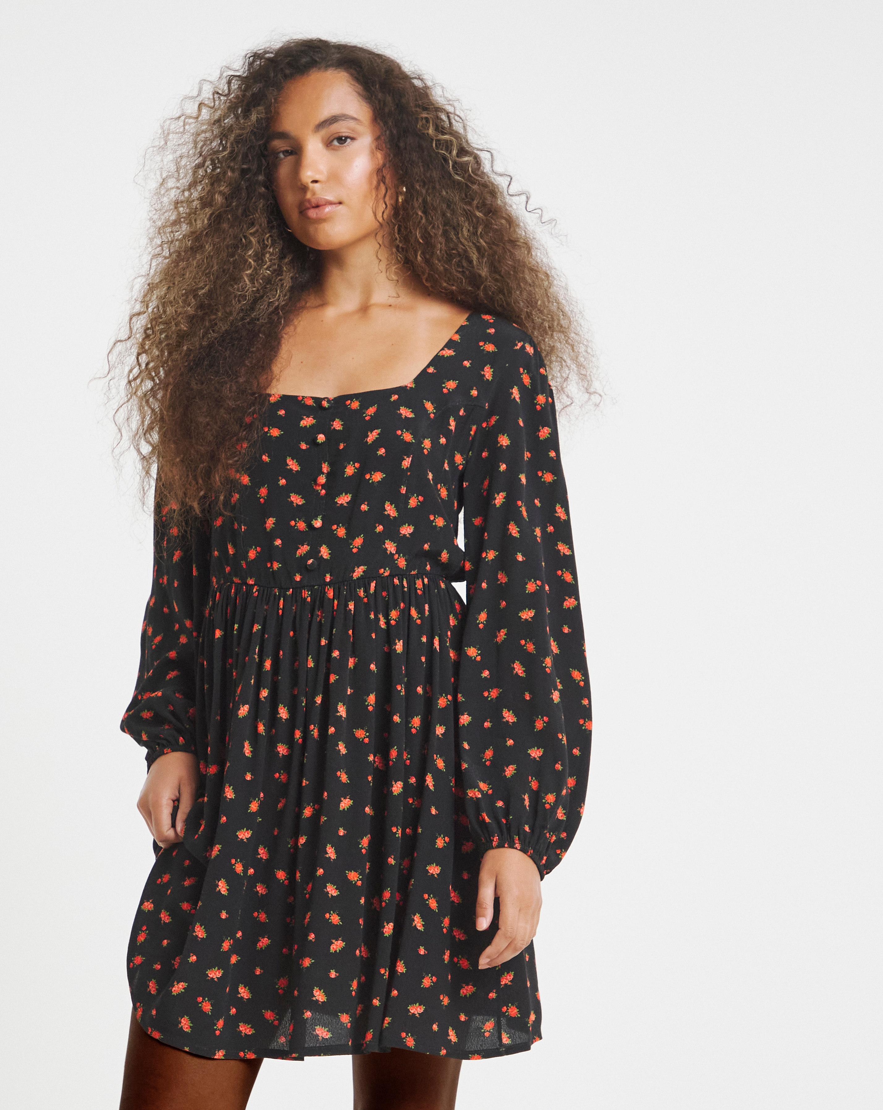 New In - Waist Detail Skater Dress