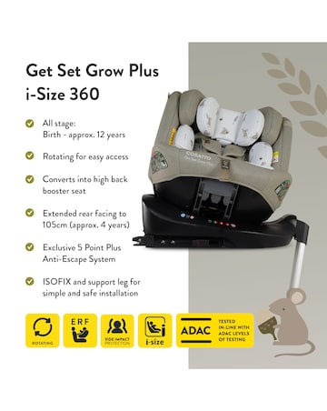 Cosatto Get Set Grow Plus i-Size 360 - Lollop