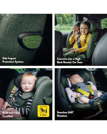 Cosatto All in Extra i-Size 360 Car Seat - Meadow