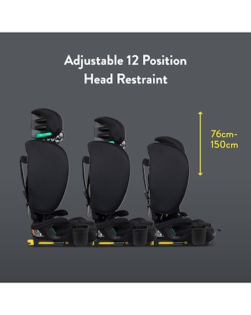 Cosatto On The Go i-Size Foldable Travel Car & Booster Seat - Silhouette