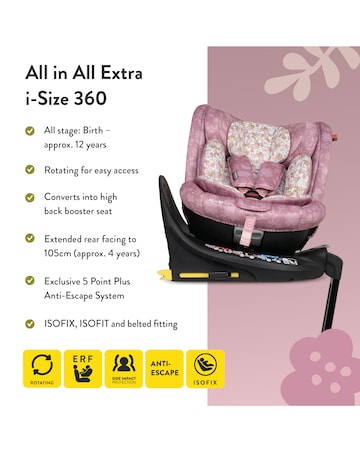 Cosatto All in Extra i-Size 360 Car Seat - Camille