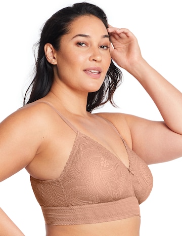 Glamorise Plus Size Luxe Lace Bralette 7012