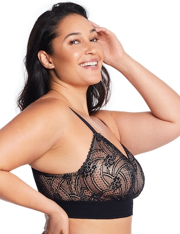 Glamorise Plus Size Luxe Lace Bralette 7012