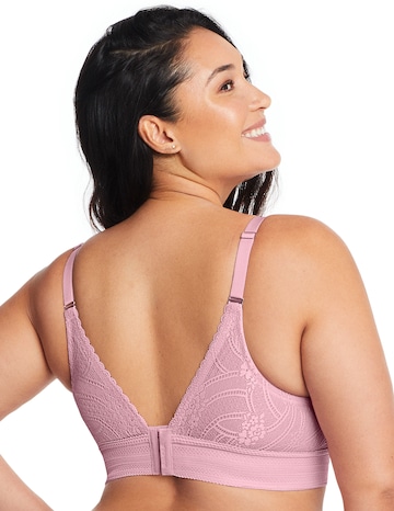Glamorise Plus Size Luxe Lace Bralette 7012