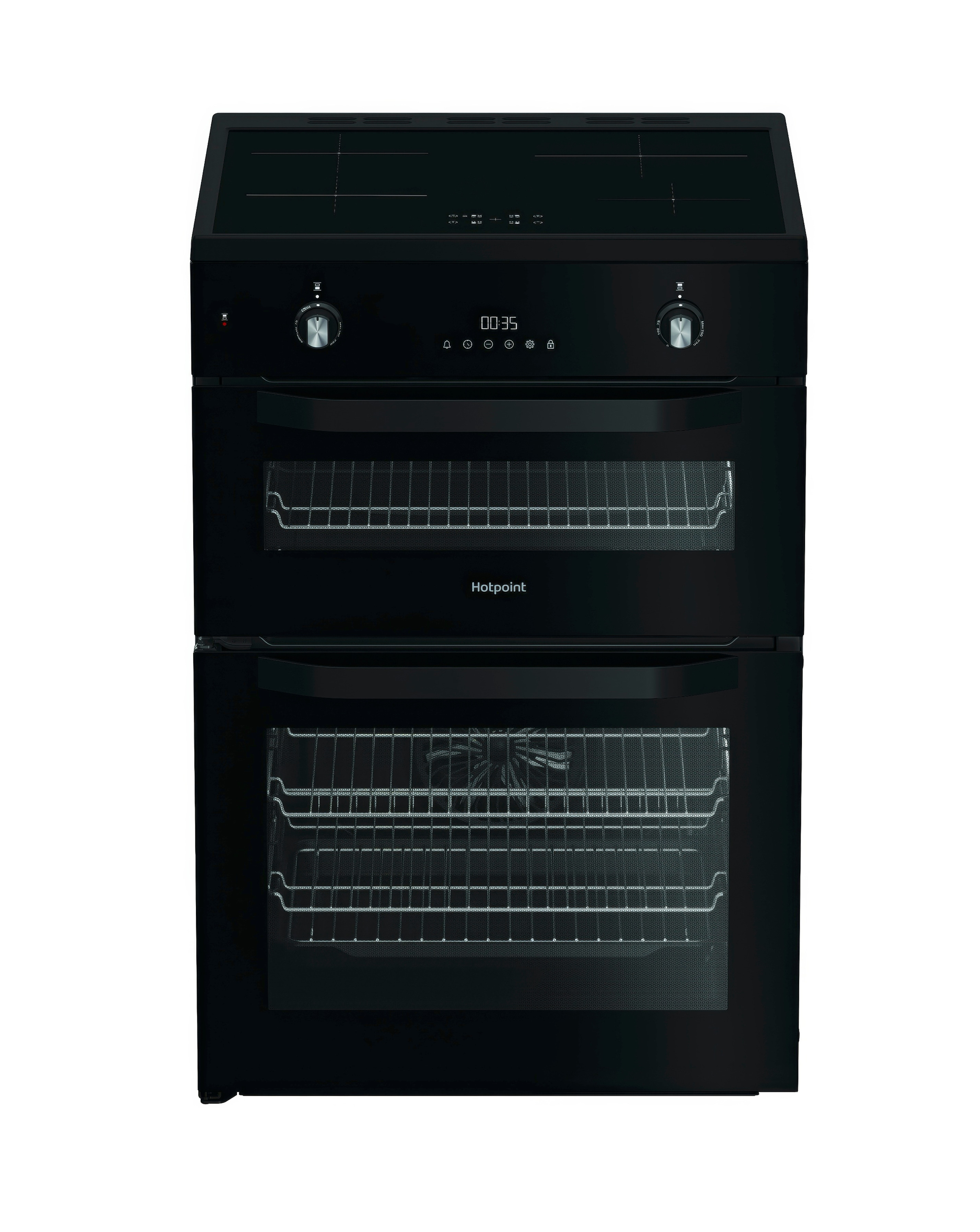 Hotpoint HDE6IDC2B1 Cooker - Black