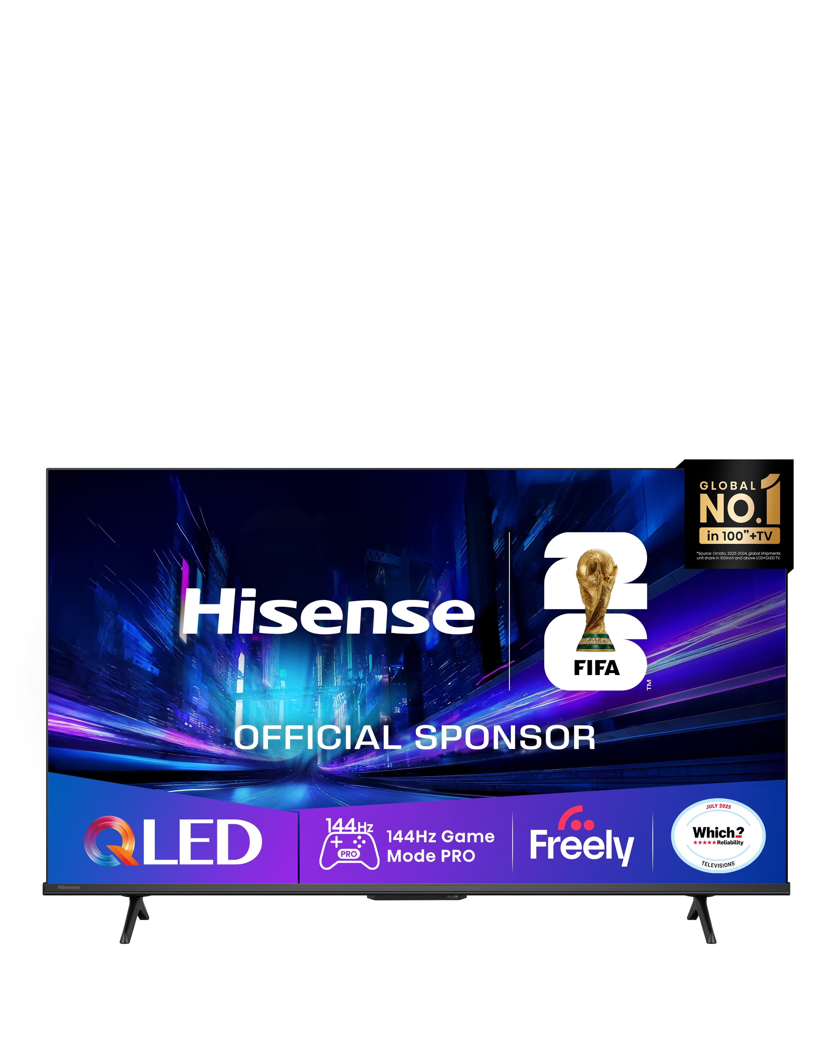 Hisense 43E78QTUK PRO 43 QLED 4K UHD TV