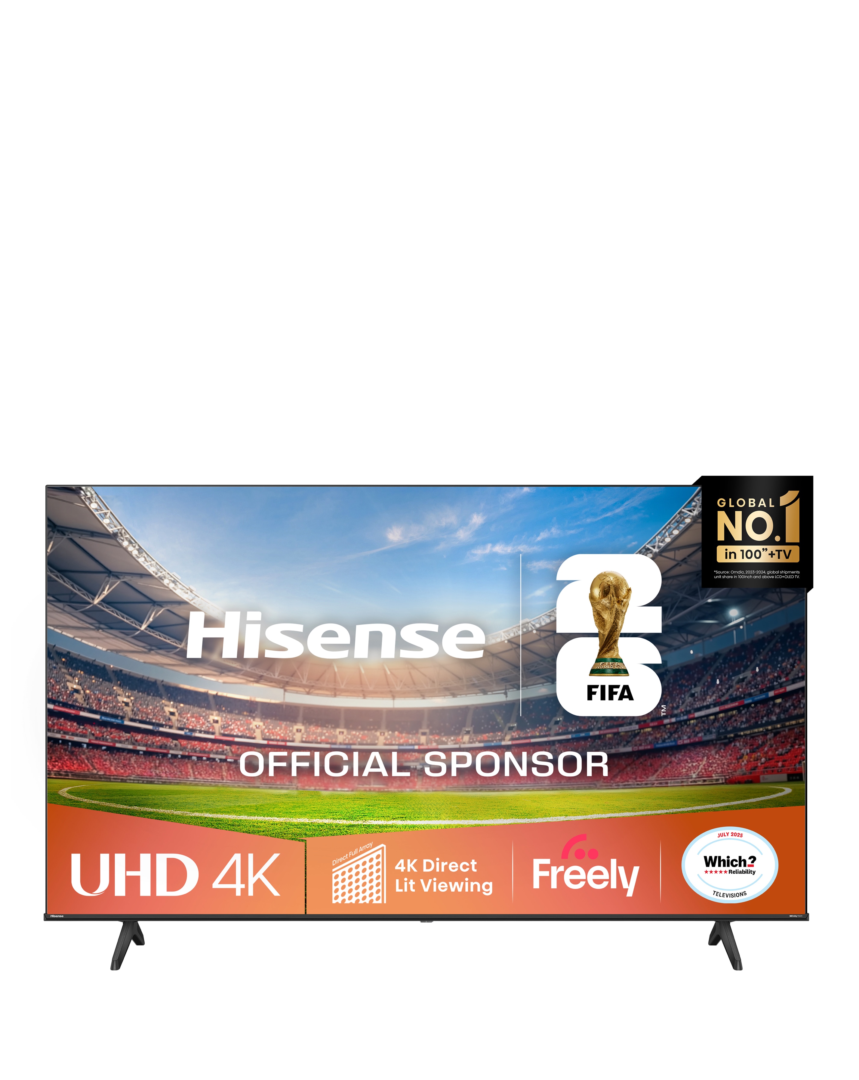 Hisense 43A6QTUK 43in 4K UHD HDR LED TV