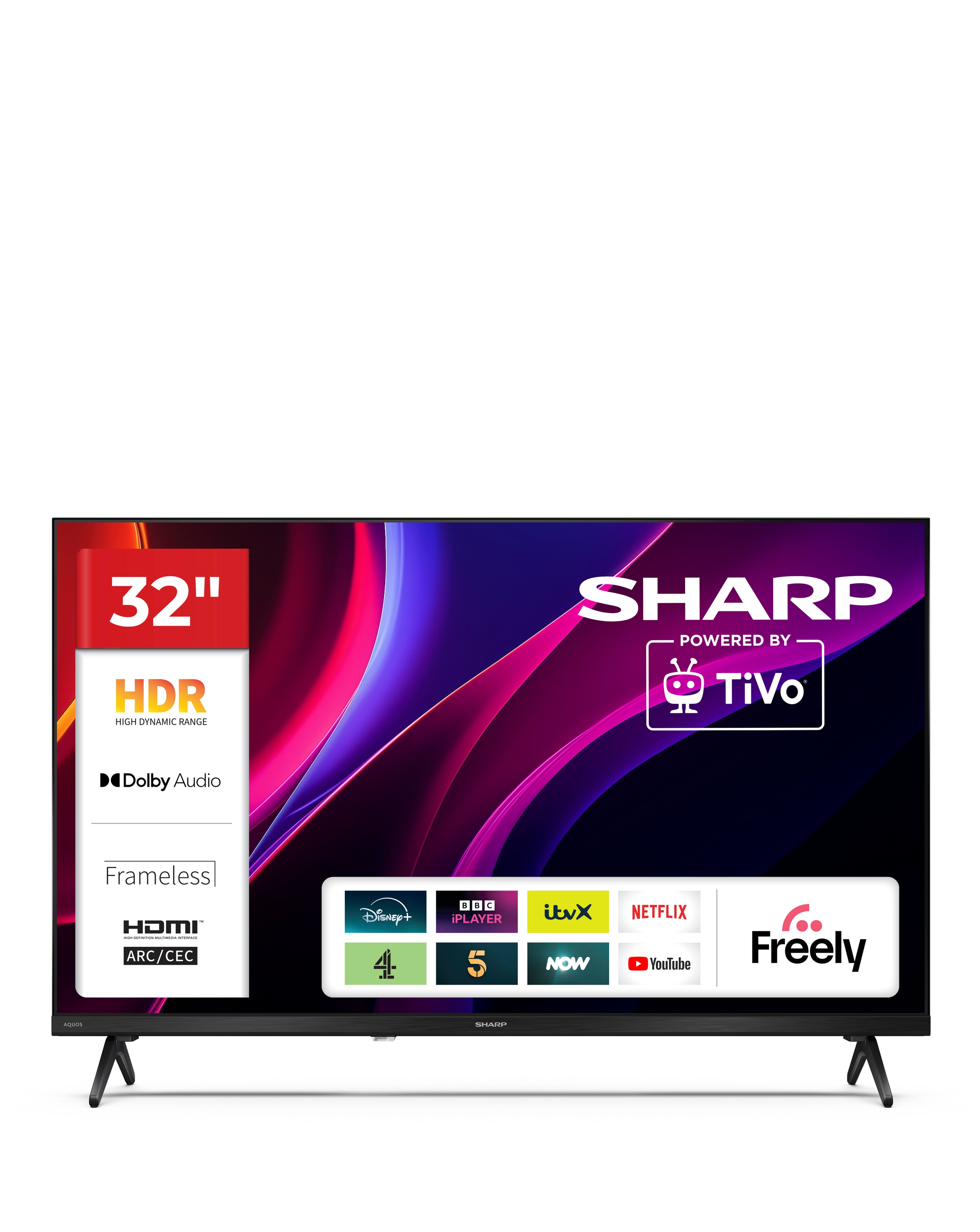 Sharp 1T-C32HE2245KB 32in HD Tivo LED TV