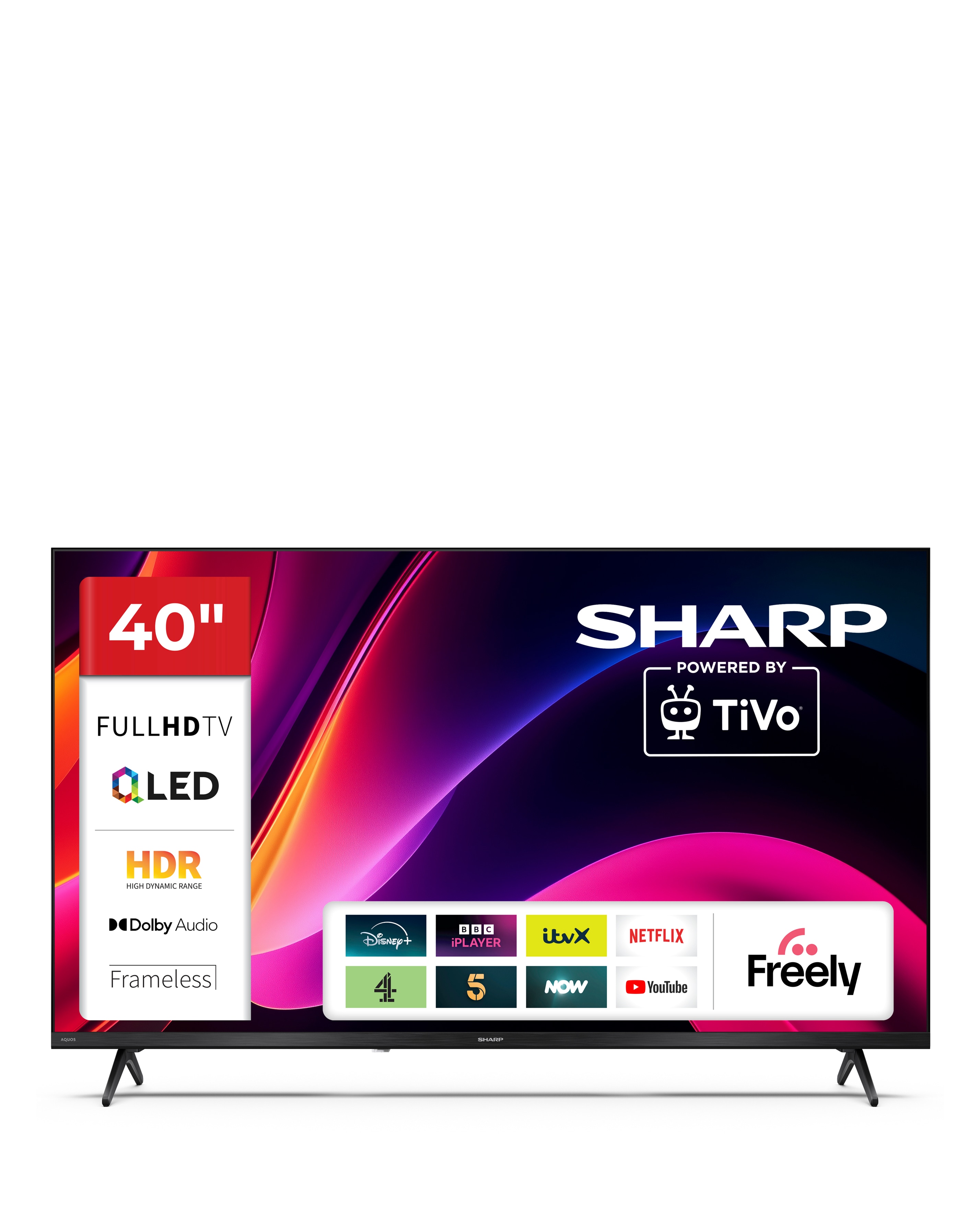 Sharp 2T-C40HE3245KB 40 QLED HD Tivo TV