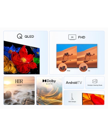 TCL 50S5K 50in Full HD QLED TV with HDR and Android TV