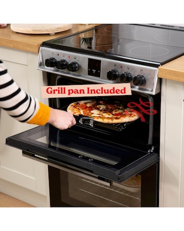 Russell Hobbs RH60EDOEH6011SS Double Oven Hob Cooker + Install