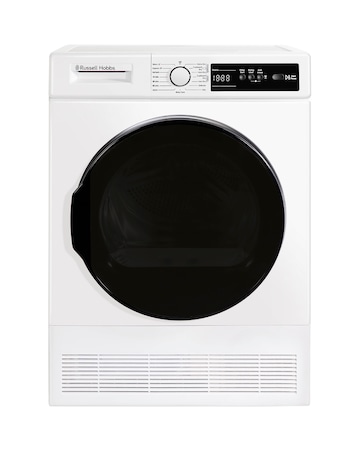 Russell Hobbs RH8CTD111W 8kg Condenser Tumble Dryer White + Install