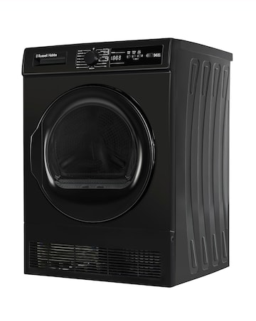 Russell Hobbs RH8CTD111B 8kg Condenser Tumble Dryer Black + Install