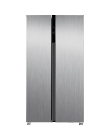 Russell Hobbs RH90AFF201SS Slim American Fridge Freezer Inox + Install