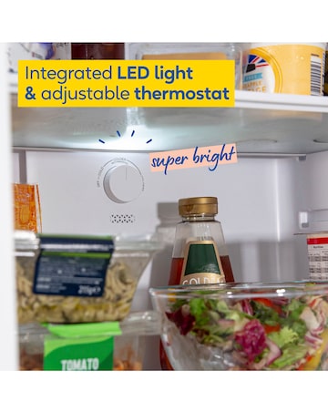 Russell Hobbs RH186FFF60B Frost Free Fridge Freezer Black + Install