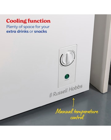 Russell Hobbs RH99CF0E1W 99L Chest Freezer White + Install
