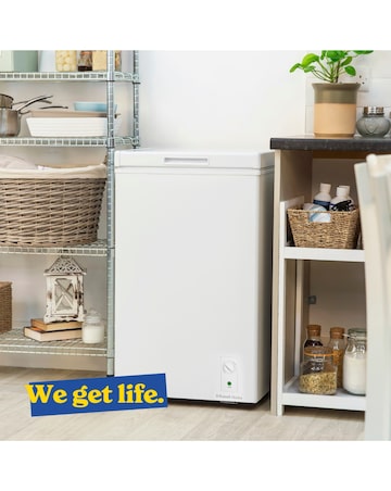 Russell Hobbs RH99CF0E1W 99L Chest Freezer White + Install
