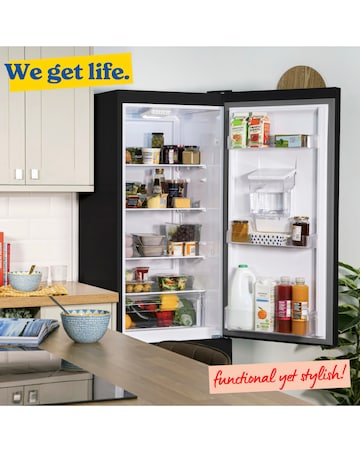 Russell Hobbs RH180FFFF551E1BWD Fridge Freezer Water Dispenser Black + Install