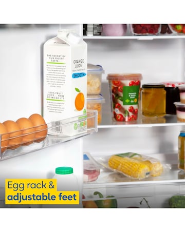 Russell Hobbs RH143LF552E1W Upright Freestanding Larder Fridge White + Install