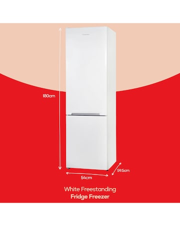 Russell Hobbs RH180FF541E1W Fridge Freezer White + Install