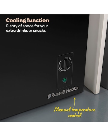 Russell Hobbs RH198CF0E1B 198L Chest Freezer Black + Install