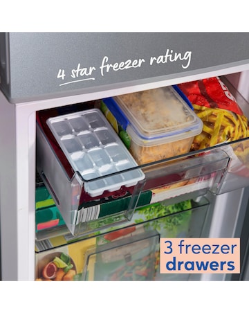 Russell Hobbs RH145FF501E1S Fridge Freezer Stainless Steel + Install