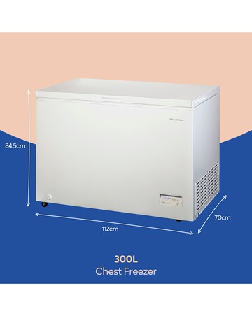 Russell Hobbs RH300CF201W 300L Chest Freezer White + Install