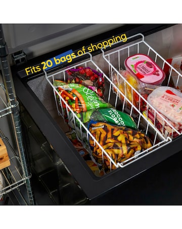 Russell Hobbs RH300CF201B 300L Chest Freezer Black + Install