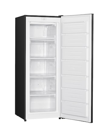 Russell Hobbs RH143FZ552E1B 143cm High Small Upright Freezer - Black + Install