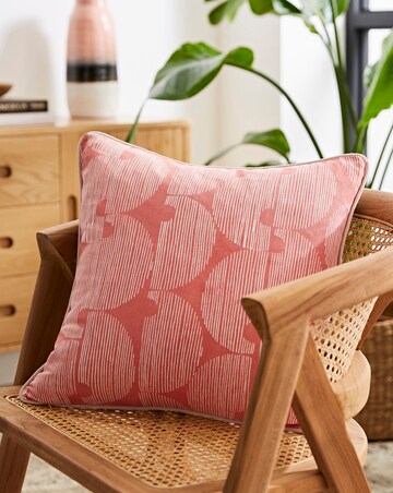 Blush Circle Marked Cushion Cover