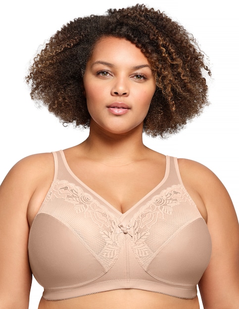 Glamorise Plus Size MagicLift Minimizer Bra 1003
