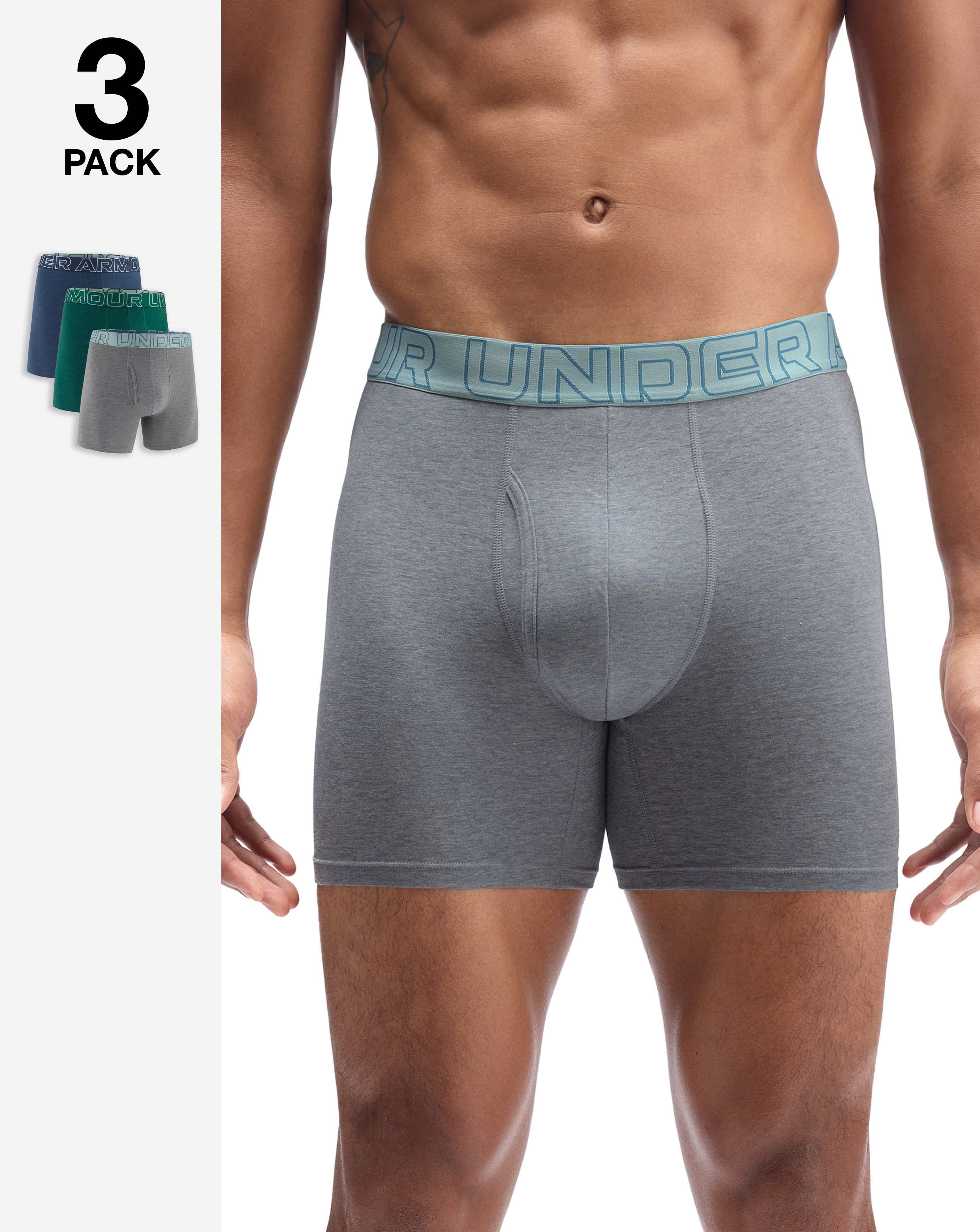 Under Armour Cotton 3pk Boxers