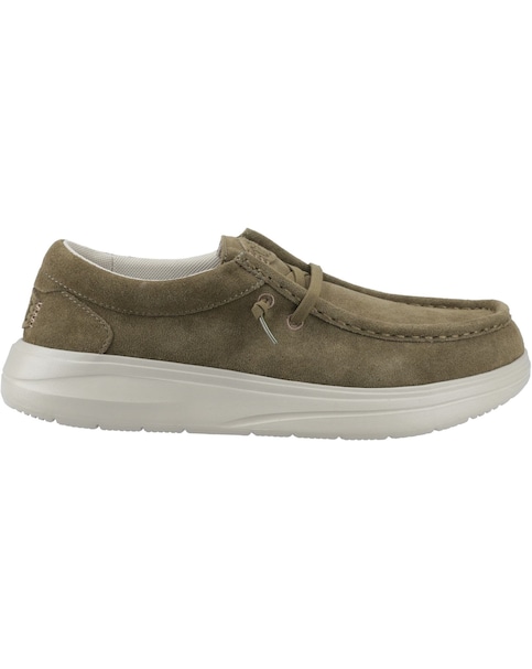 HEYDUDE Wally X Suede Slip On Shoes