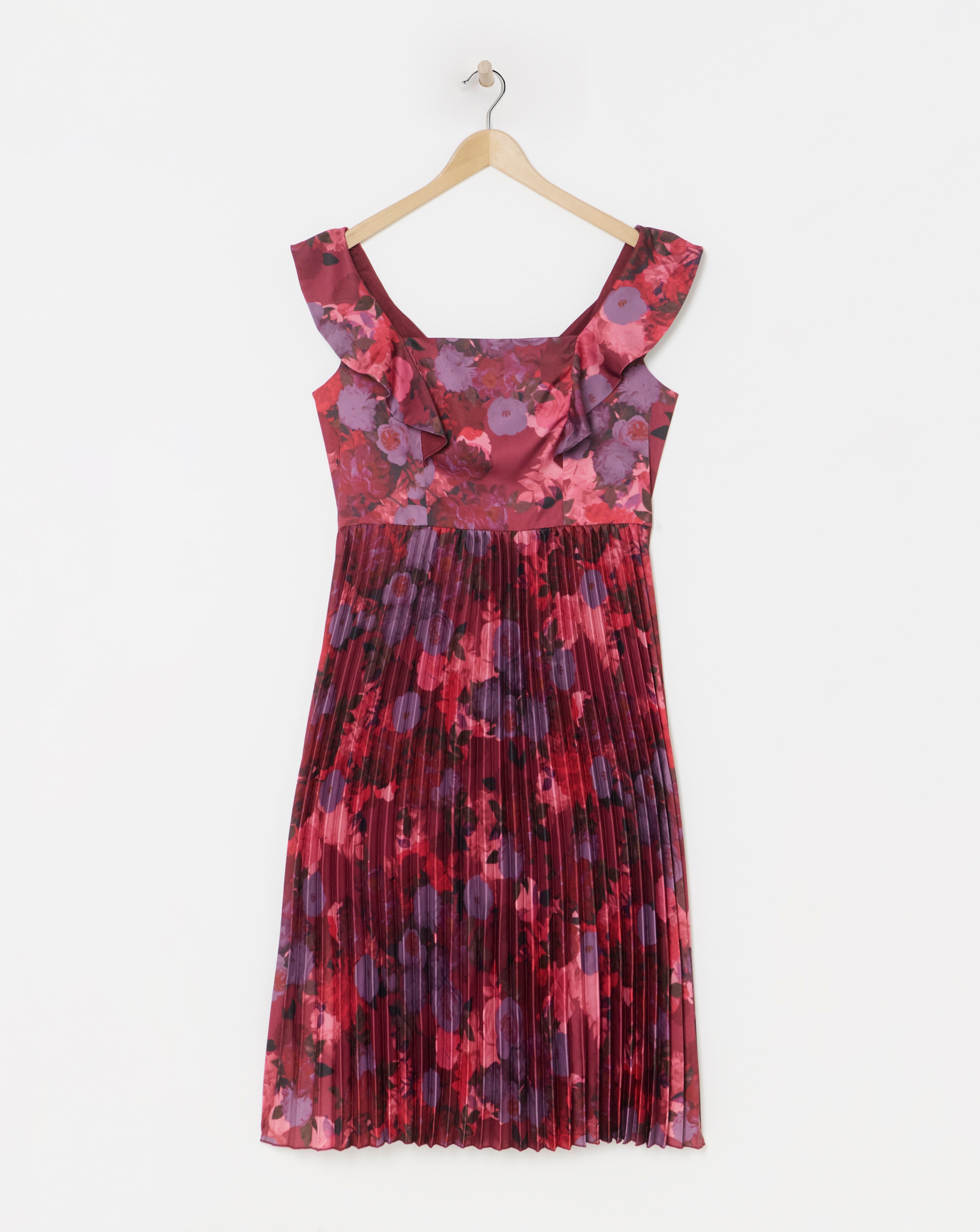 Chi Floral Print Midi Dress