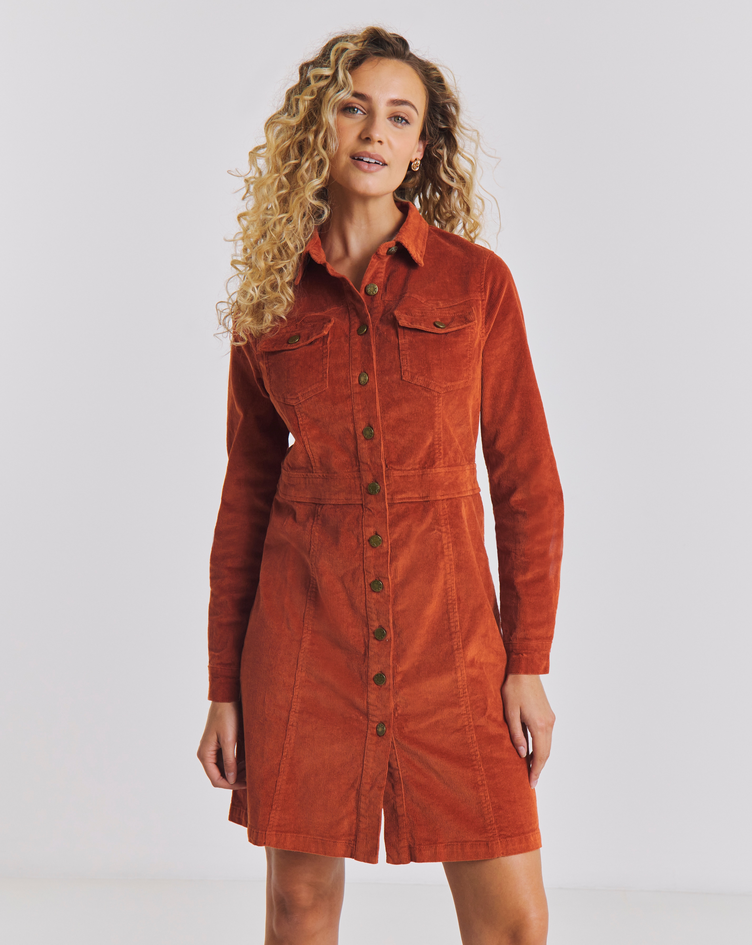 Joe Browns Josie Cord Button Dress