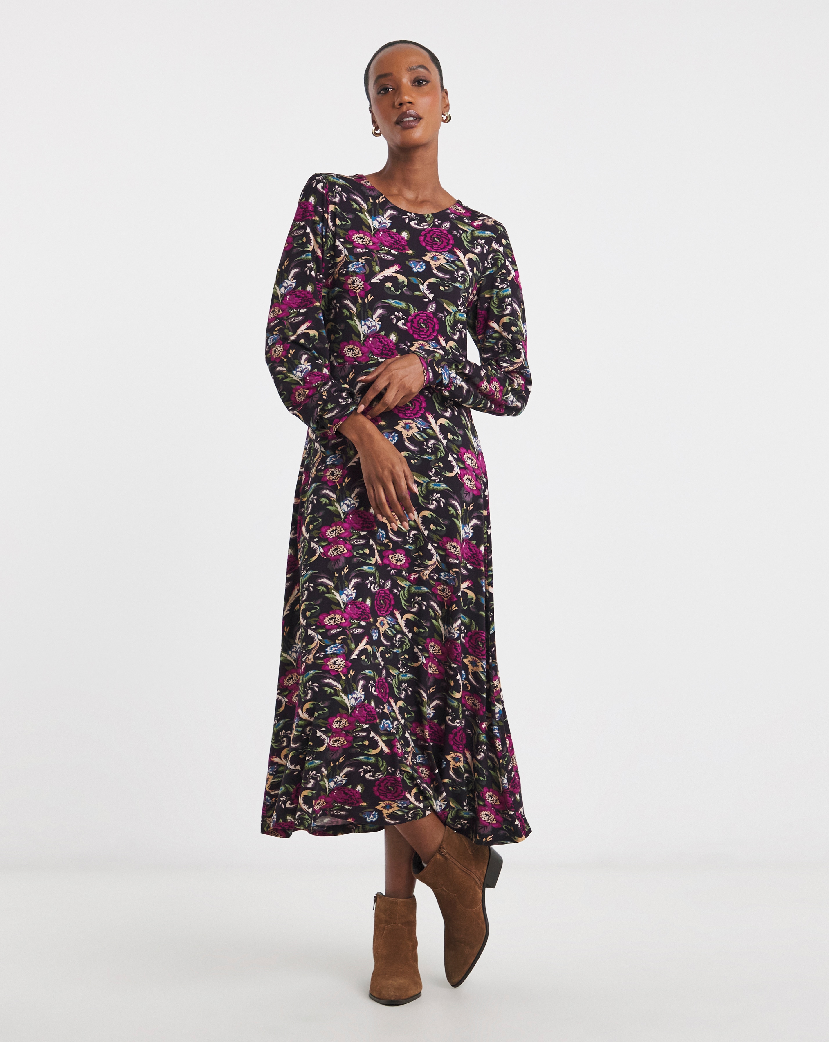 Joe Browns Winter Jersey Midaxi Dress