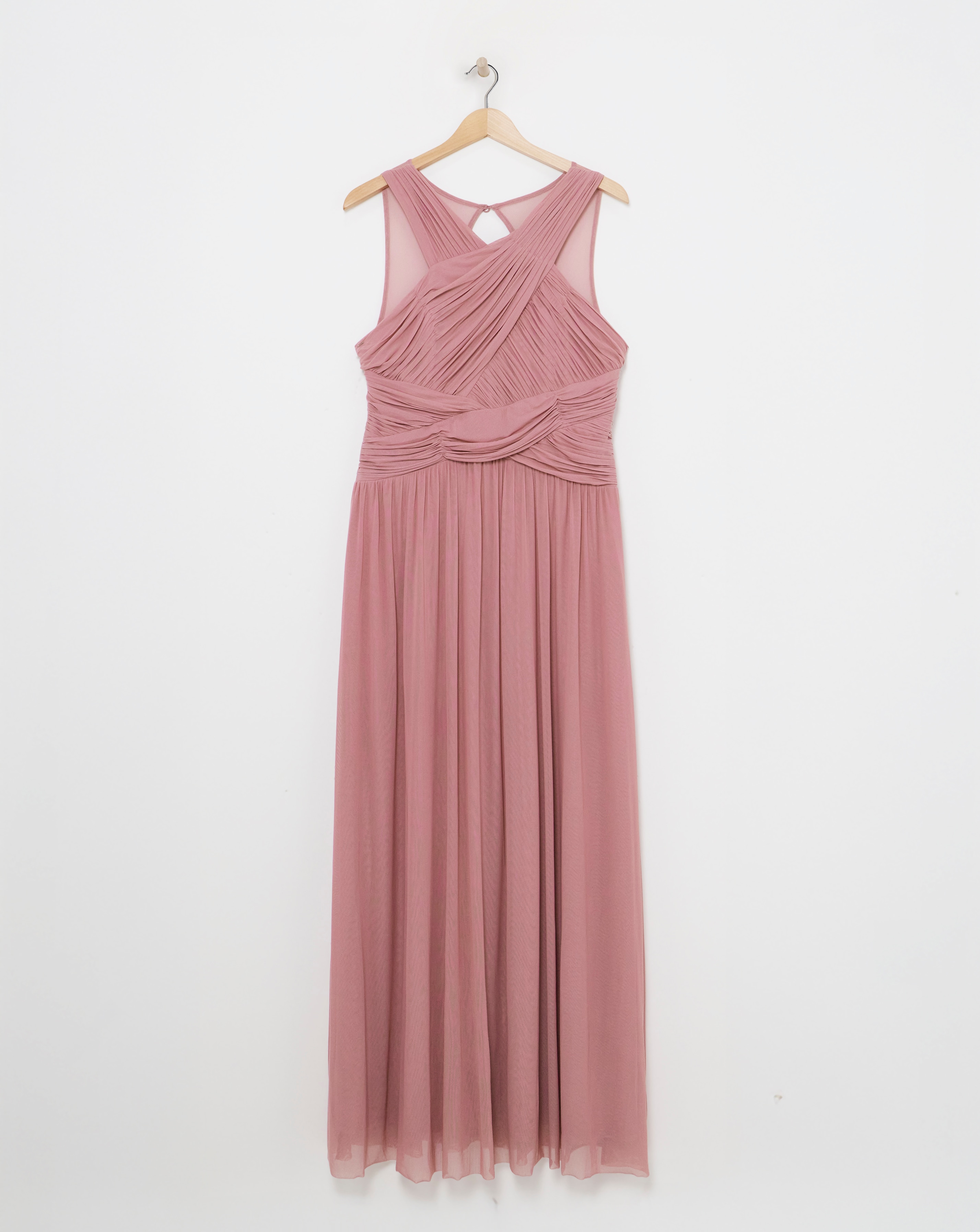 Little Mistress Crossover Maxi Dress