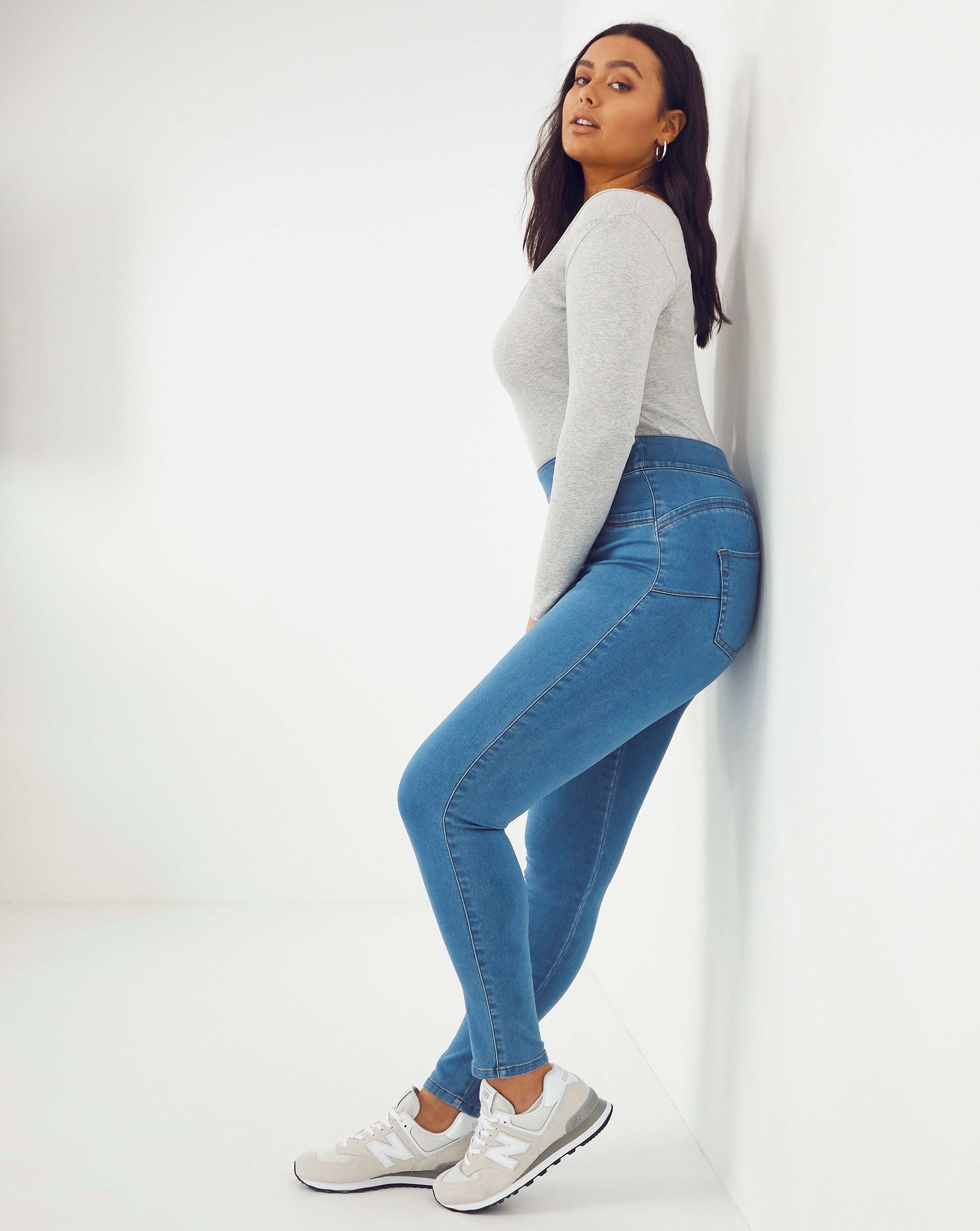 Sculpt & Define Blue Skinny Jeggings