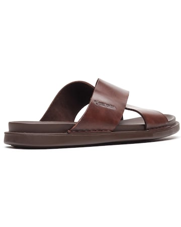 Base London Drift Cross Strap Sandal