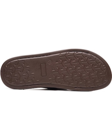 Base London Drift Cross Strap Sandal