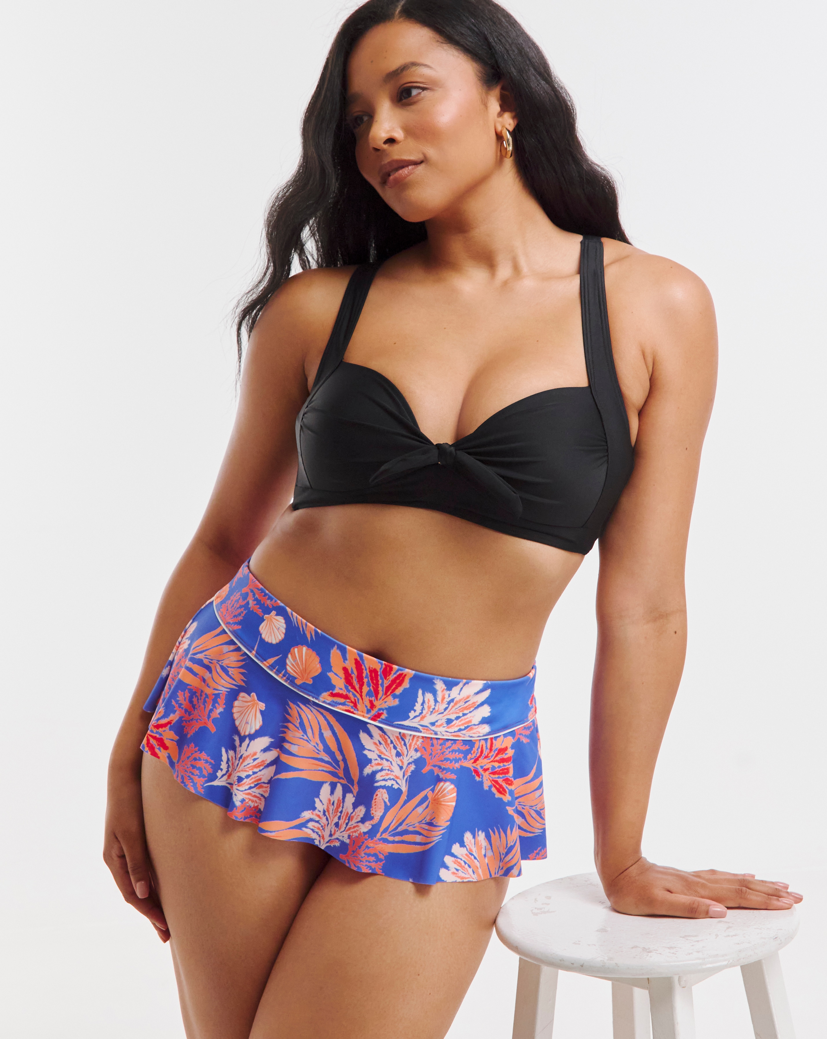 Mix And Match Skirted Brief