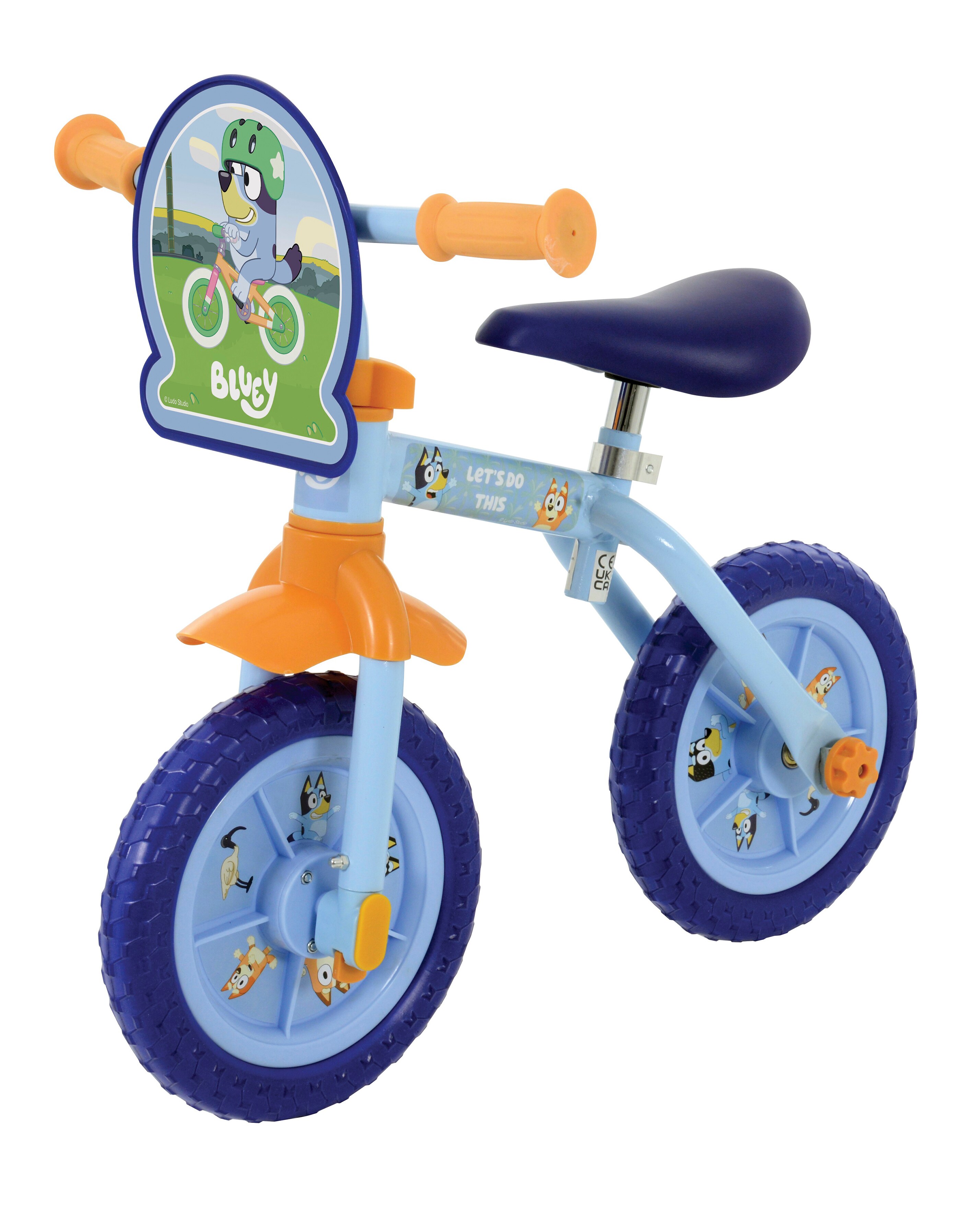 Bluey 2-in-1 10 Inch Training Bike